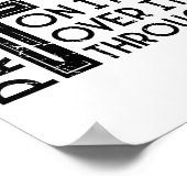 Poster Priez dessus Priez par dessus Priez à travers Chri (Coin)