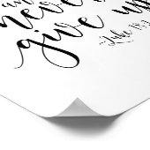 Poster Priez Et N'Abandonnez Jamais, Luc 18:1 (Coin)