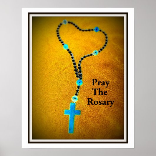 Poster Priez Le Rosaire (Devant)