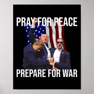 Poster Priez pour la paix