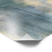 Poster Priez pour la Paix Abstrait (Coin)