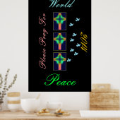 Poster priez pour la paix mondiale 2014 (Cuisine)