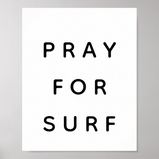 Poster Priez Pour L'Affiche De Surf (Devant)