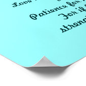 Poster Priez pour l'aide (Coin)