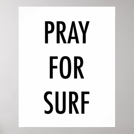 Poster Priez Pour L'Art Graphique Surf (Devant)