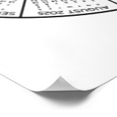 Poster Priez Pour L'Art Mondial Du Mur De La Paix (Coin)