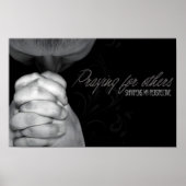 Poster "Priez pour les autres" Motivation Affirmation (Devant)