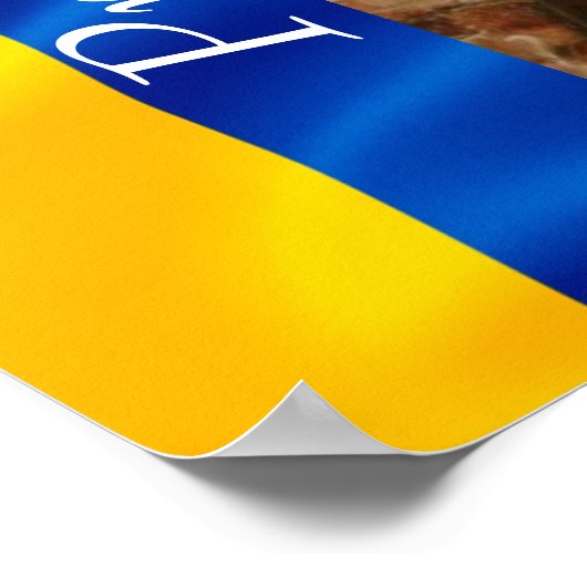 Poster Priez Pour L'Ukraine (Coin)