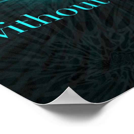 Poster Priez Sans Cesser Matthieu 7:7 Verse de la Bible (Coin)