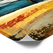 Poster Primal Watch — Tour Abstract Expressionniste de Pl (Coin)