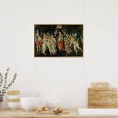 Poster Primavera / Allégorie du printemps par Botticelli (Cuisine)