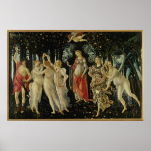 Poster Primavera / Allégorie du printemps par Botticelli