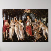 Poster Primavera, Botticelli (Devant)