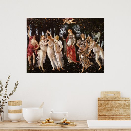 Poster Primavera, Botticelli (Cuisine)