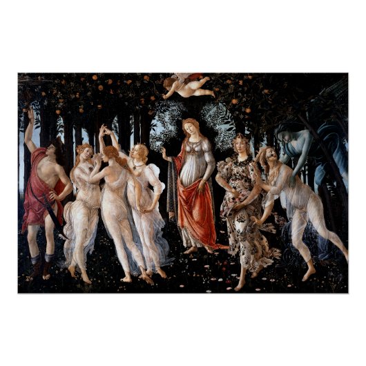 Poster Primavera Botticelli (Devant)