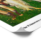 Poster PRIMAVERA  ré-imaginé à des fins éducatives (Coin)