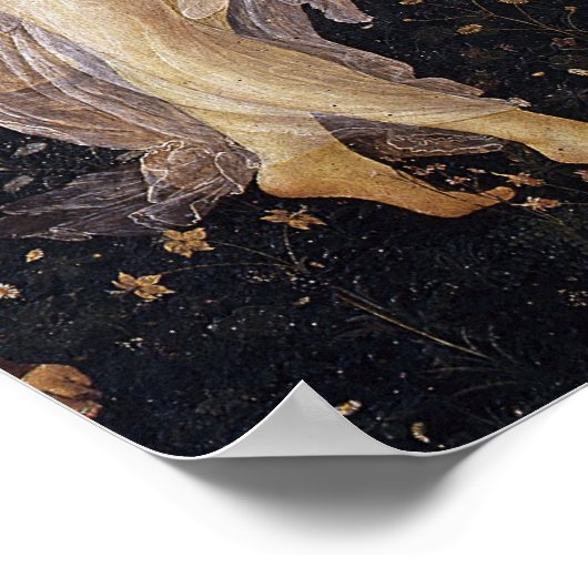 Poster Primavera, Trois Grâces, par Sandro Botticelli (Coin)