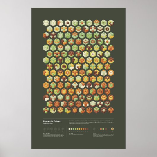 Poster Primes géométriques - Collection 1, Série 1 (Devant)
