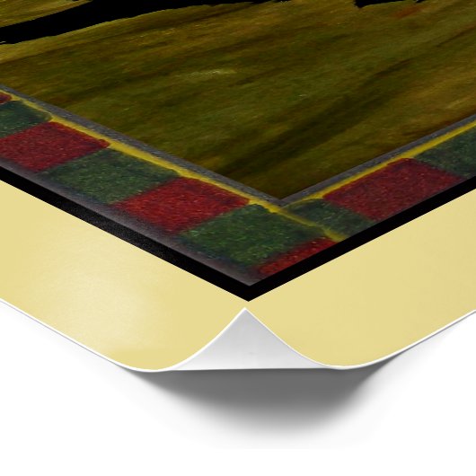 Poster Primitive Folk Art Bandit's Breakfast (Coin)