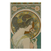 Poster Primrose par Alphonse Mucha (Devant)