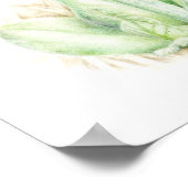 Poster Primula scotia alpine plante aquarelle art (Coin)