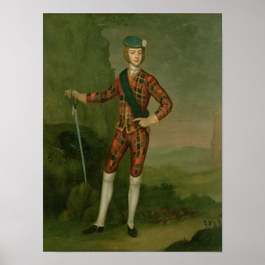 Poster Prince Charles Edward Stuart (Devant)