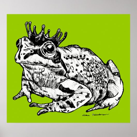 Poster Prince de grenouille (Devant)
