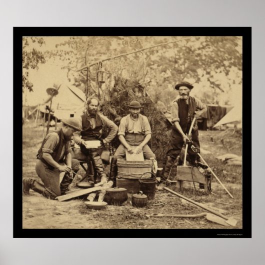 Poster Prince De Joinville Servants Quarters 1862 (Devant)