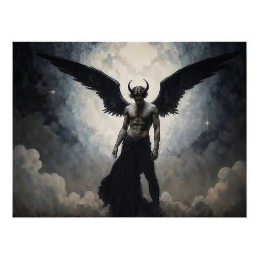 Poster Prince de l'Enfer Lucifer (Devant)