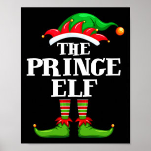 Poster Prince Elf Matching Family Group Christmas Party P