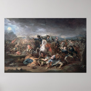Poster Prince Eugene de la Savoie au siège de