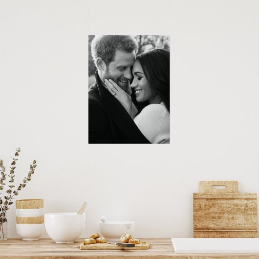 Poster Prince Harry et Meghan Markle (Cuisine)