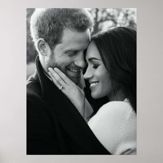 Poster Prince Harry et Meghan Markle (Devant)