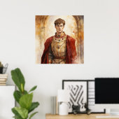 Poster Prince médiéval (Bureau à domicile)