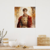 Poster Prince médiéval (Cuisine)