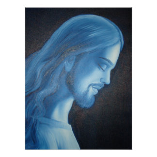 Poster Prince of Peace: Blue Jesus Profile