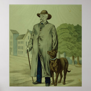 Poster Prince Otto von Bismarck à Friedrichsruh
