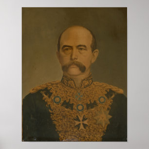 Poster Prince Otto Von Bismarck dans l'uniforme du