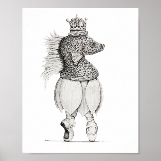 Poster "Princess Fisherina" (Voorkant)