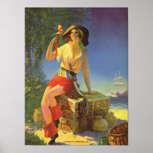 Poster Princess of Treasure Isle - Edward Mason Eggleston