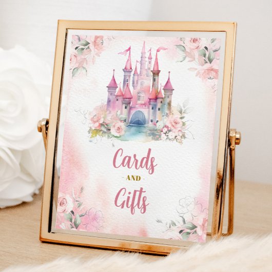 Poster Princess Royal Castle 5e anniversaire Cartes et GI