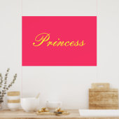 Poster Princesse (Cuisine)