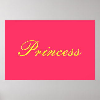 Poster Princesse