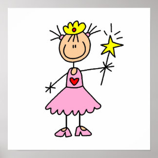 Poster Princesse à la baguette