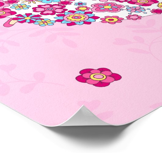 Poster Princesse aux fleurs (Coin)