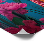 Poster Princesse avec peinture colorée au visage (Coin)