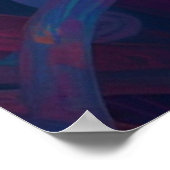 Poster Princesse avec pull blanc (Coin)