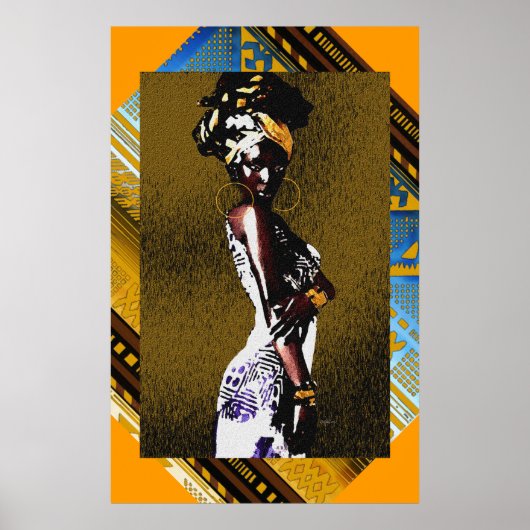 Poster princesse créole haïtienne (Devant)