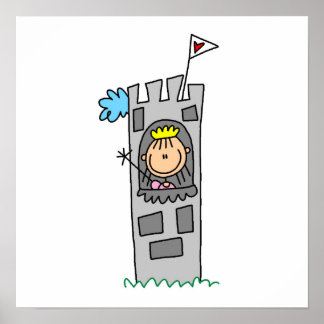 Poster Princesse dans la tour du Château
