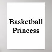Poster Princesse de basket-ball (Devant)
